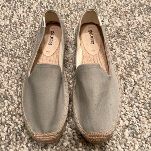 Soludos Espadrille size 8 Woman’s shoes - canvas platform slipper